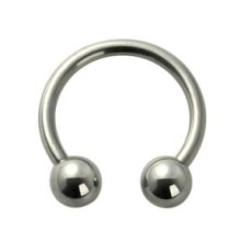 Mode 316L Edelstahl Piercing Circular Barbell